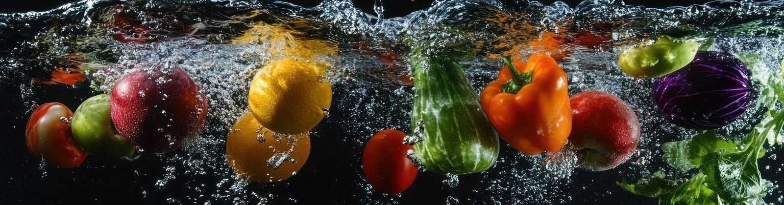 Produce soaking in NanoFOR solution